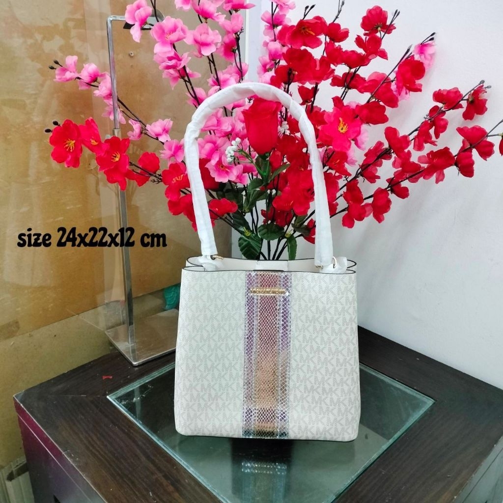 Mk pratt sig vanilla pale gold orgnal shoulder bag