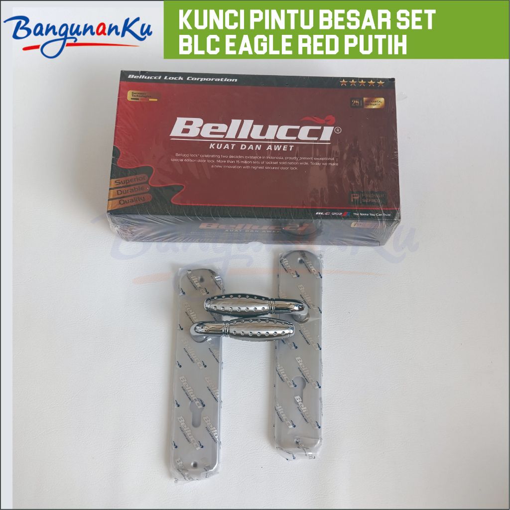 KUNCI PINTU BESAR SET BLC RED EAGLE RED PUTIH / KUNCI PINTU SET/DOORLOCK
