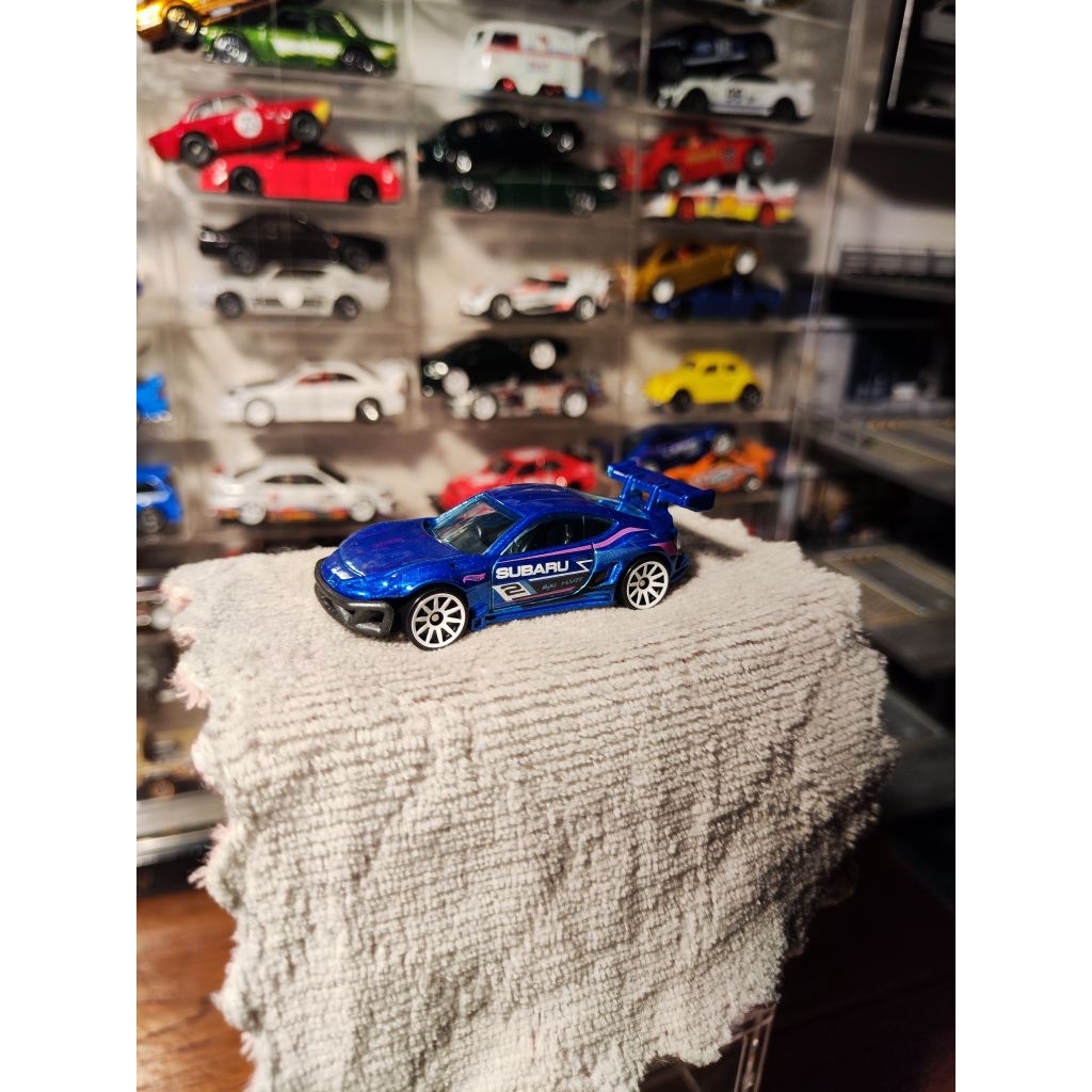 hot wheels subaru BRZ biru loose