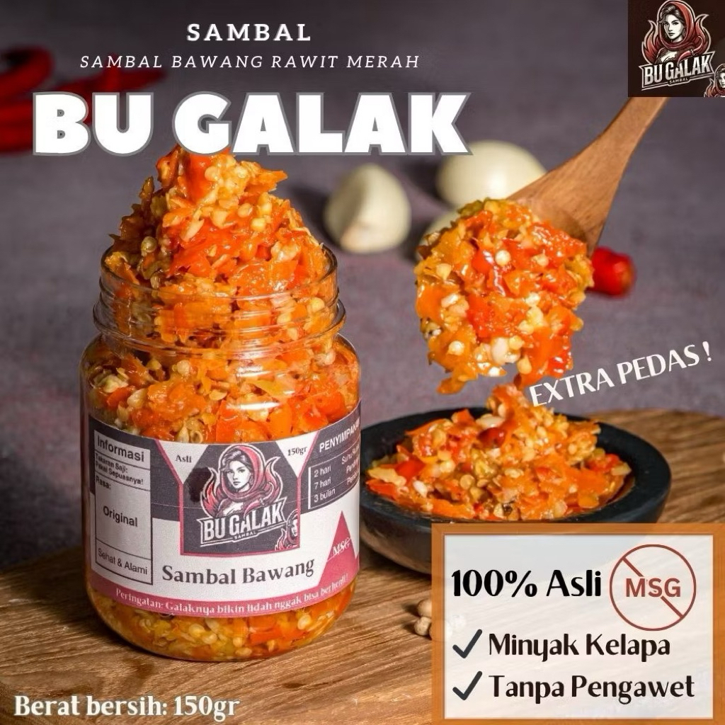 

SAMBAL BU GALAK VIRAALL ORIGINAL PROMO!!!