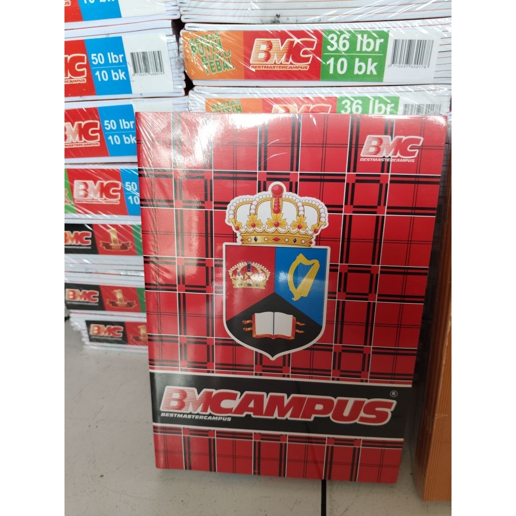 

(1 pak isi 10 pis) buku campus Bmc isi 36 lembar
