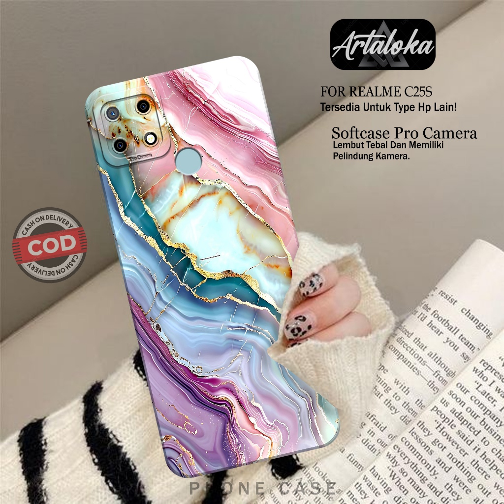 Silikon HP REALME C25S Fashion Case Abstrak Softcase REALME C25S Case REALME C25S Kesing REALME C25S