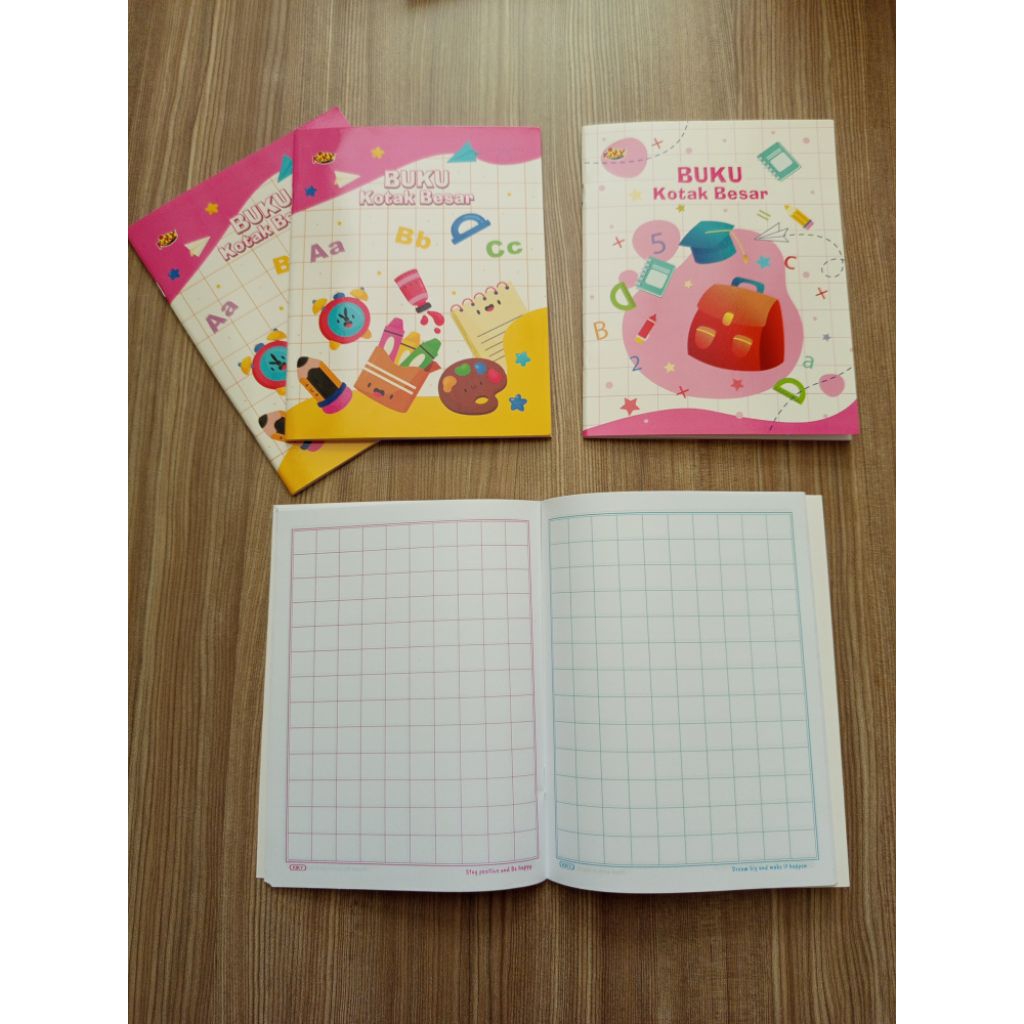 

BUKU TULIS KOTAK BESAR KIKY 38 LEMBAR KERTAS BERWARNA (SATUAN)