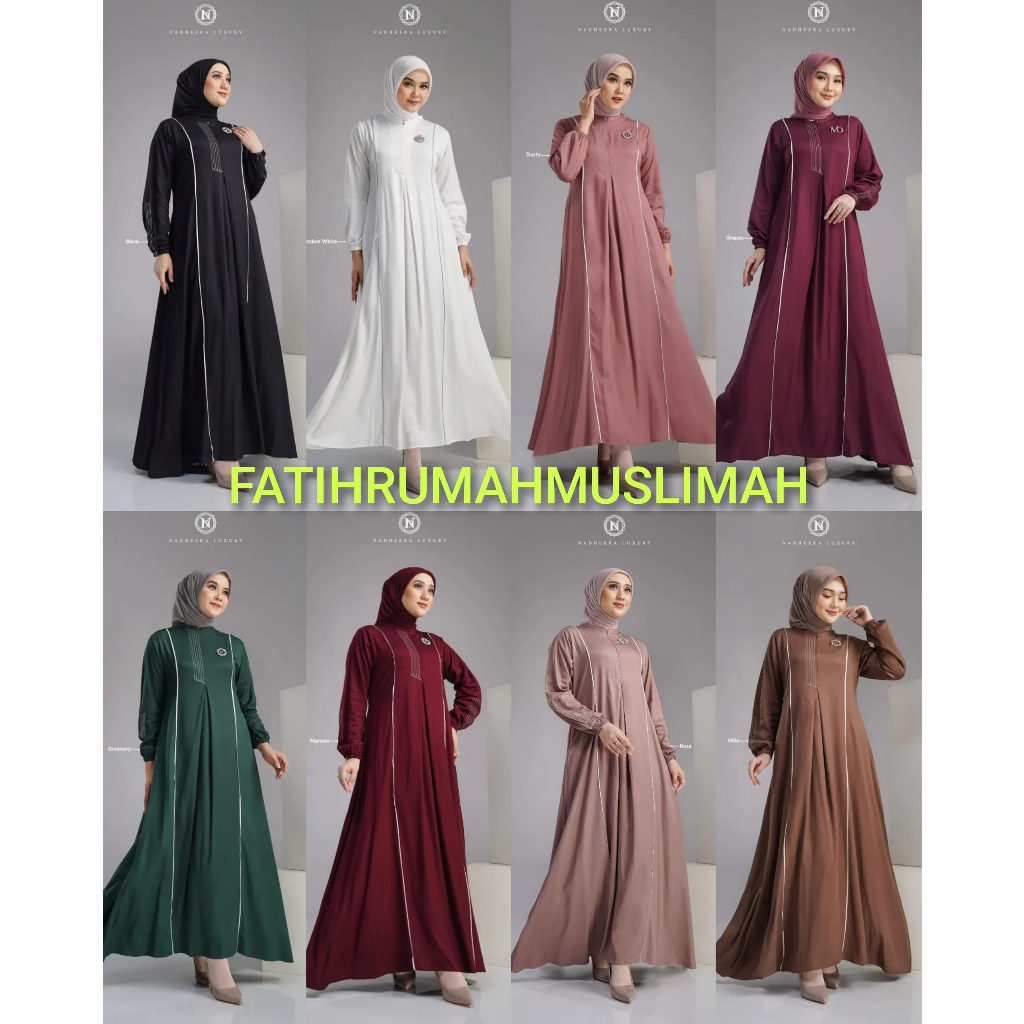 NEW / TERBARU / NADHEERA / GAMIS DEWASA / GAMIS NADHEERA / GAMIS / LUXURY HALIZHA / HALIZHA / NADHEE