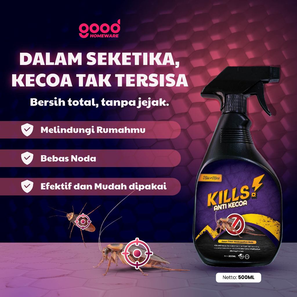 ANTI KECOA PALING AMPUH | OBAT KECOA | LARUTAN PEMBASMI | SEMPROT KECOA