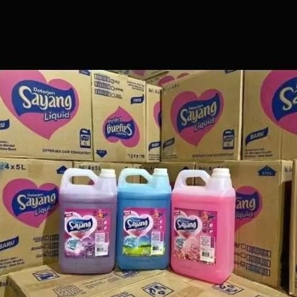 Sayang Detergen Cair - Sayang Detergen Cair 5 Liter - Detergen 5 Liter Jurigen