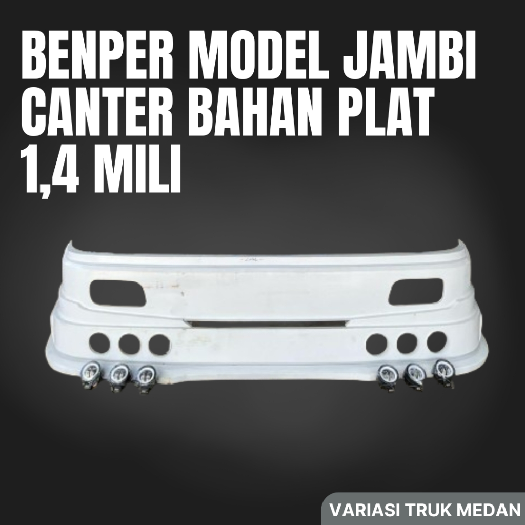 BEMPER CANTER MODEL JAMBI BAHAN PLAT TEBAL