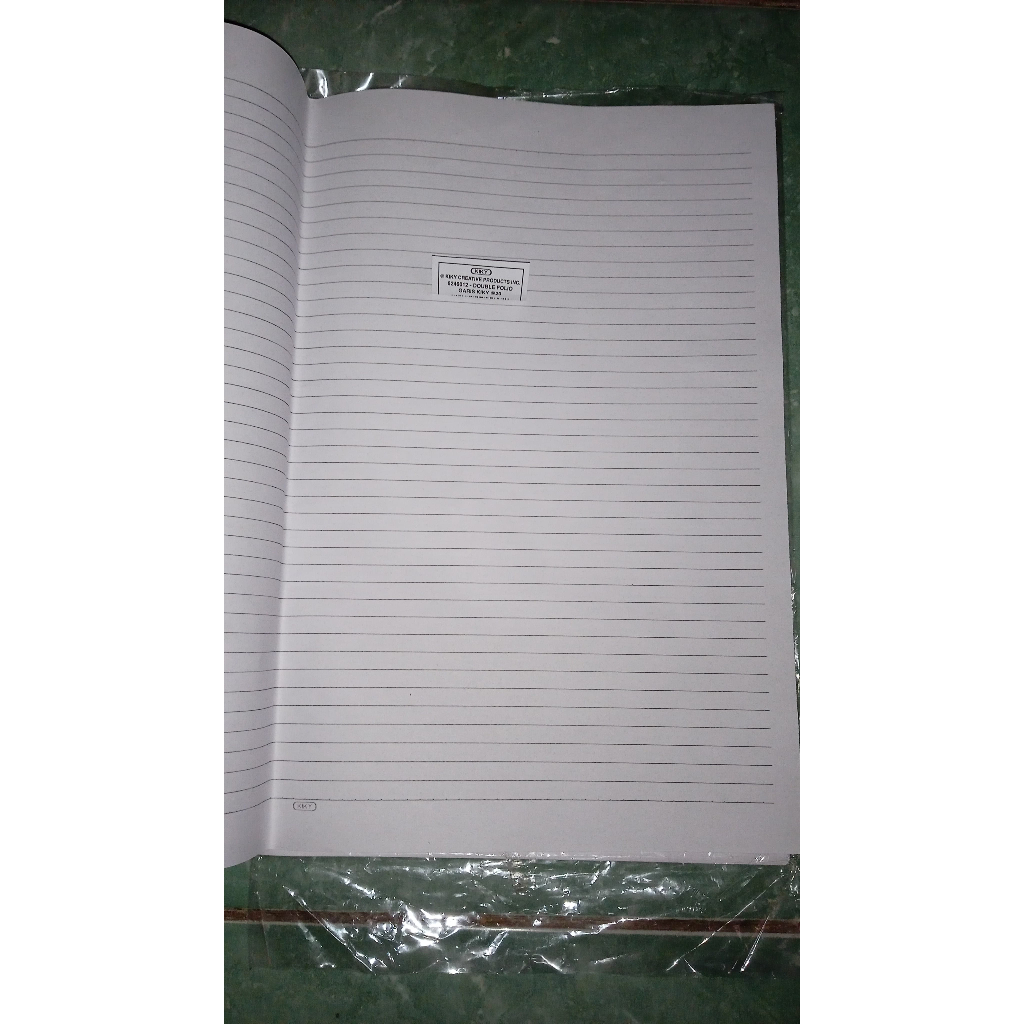 

Dobel double folio garis hvs bergaris ecer per psc