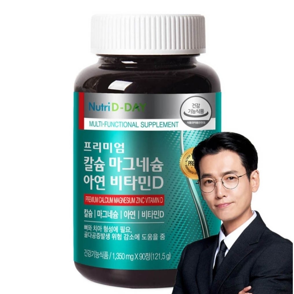 NutriD-Day Premium Calcium Magnesium Zinc Vitamin D Ori Korea