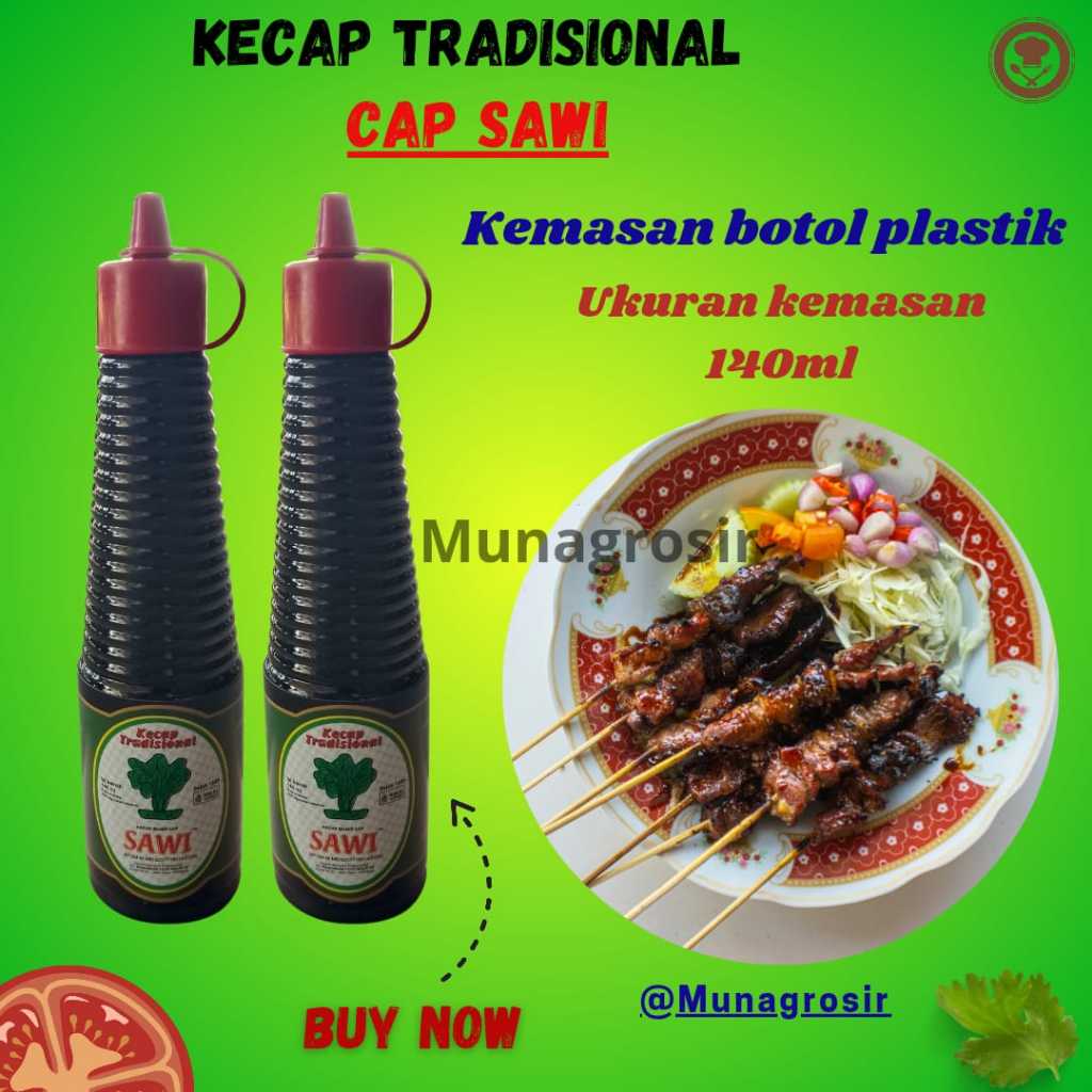 

Kecap Sawi Kecap Manis Sawi 140ml (Kemasan Botol Plastik)