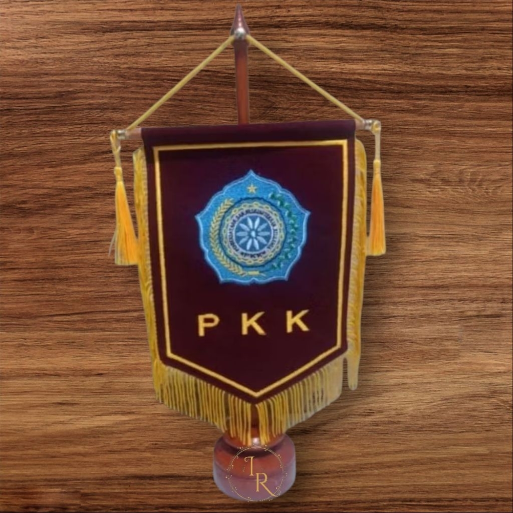 

Bendera meja PKK + tiang bordir