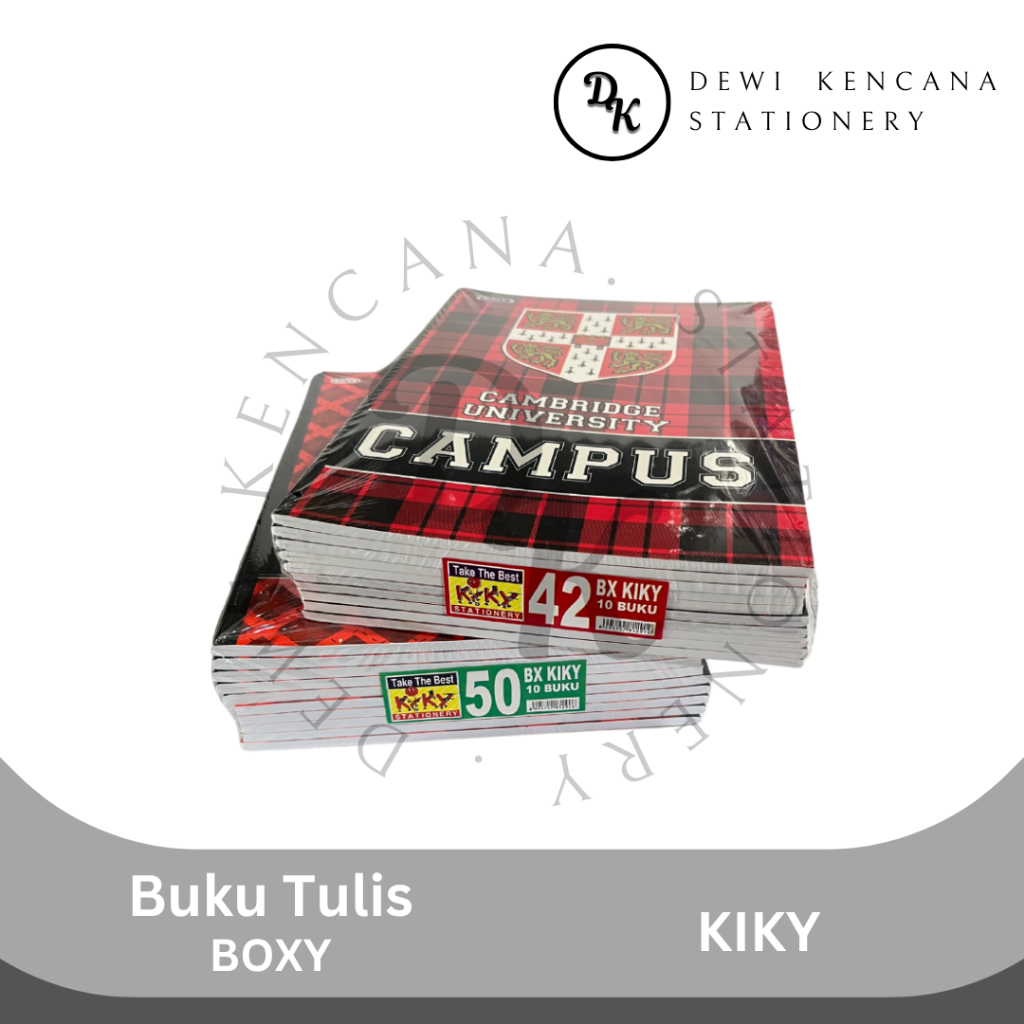 

Ay00! KIKY Buku Tulis Boxy Campus 1 Pak Isi 10 Buku