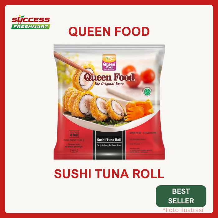 

queen food sushi tuna roll