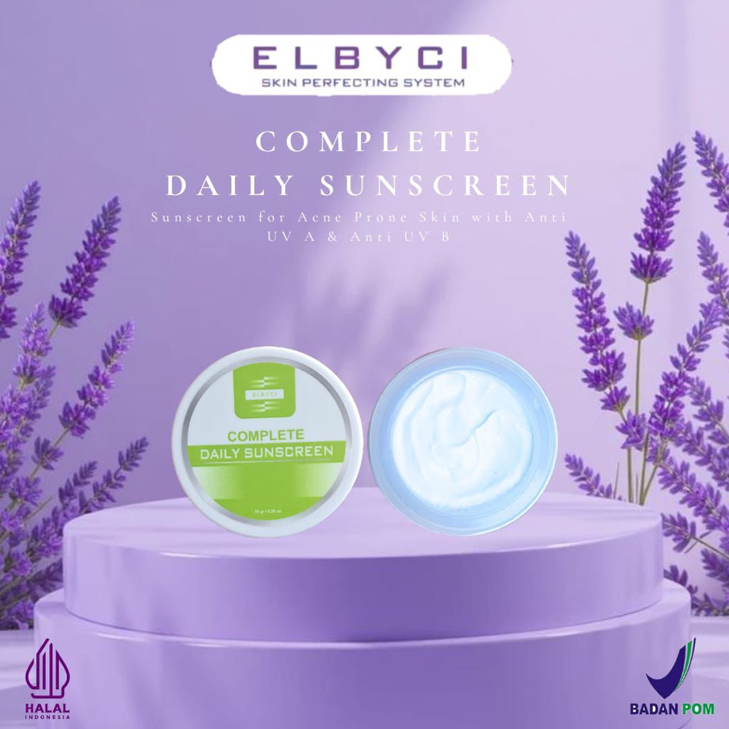 ELBYCI DAY CREAM ACNE / SUNCREEN ACNE / CREAM PAGI