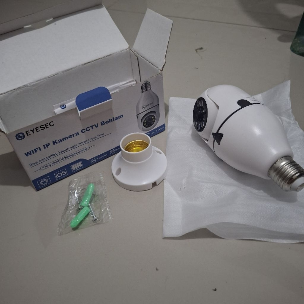 [Second] CCTV Eyesec Model Fitting Lampu Minus Mobo