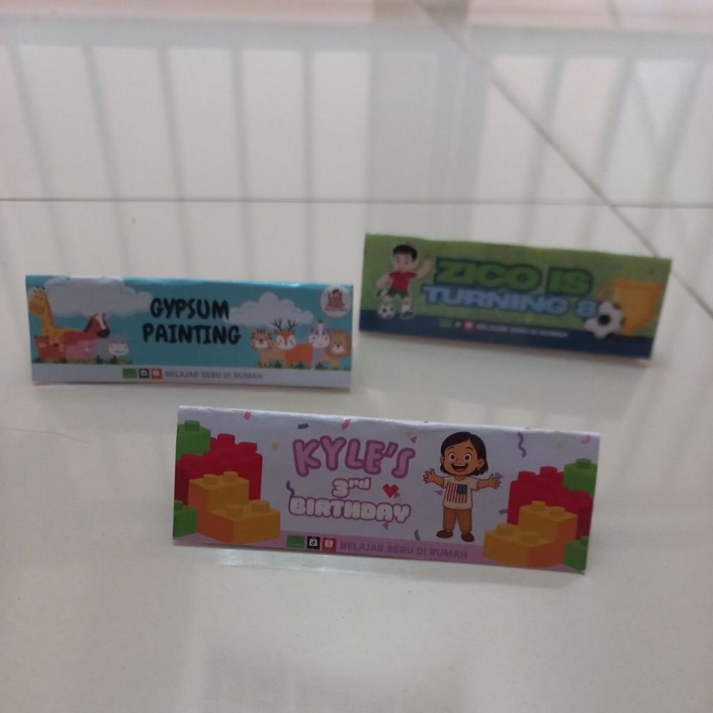

Label custom untuk Gypsum Painting