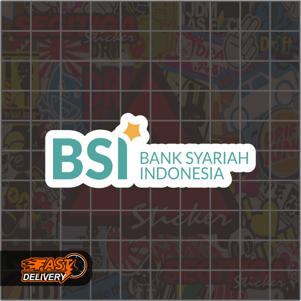 

Sticker Bank di Indonesia Bsi Ukuran 7 x 2.5 Cm