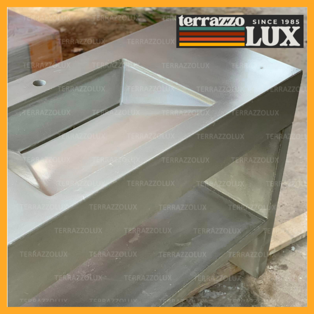 Wastafel Top Table Teraso Industrial Minimalis