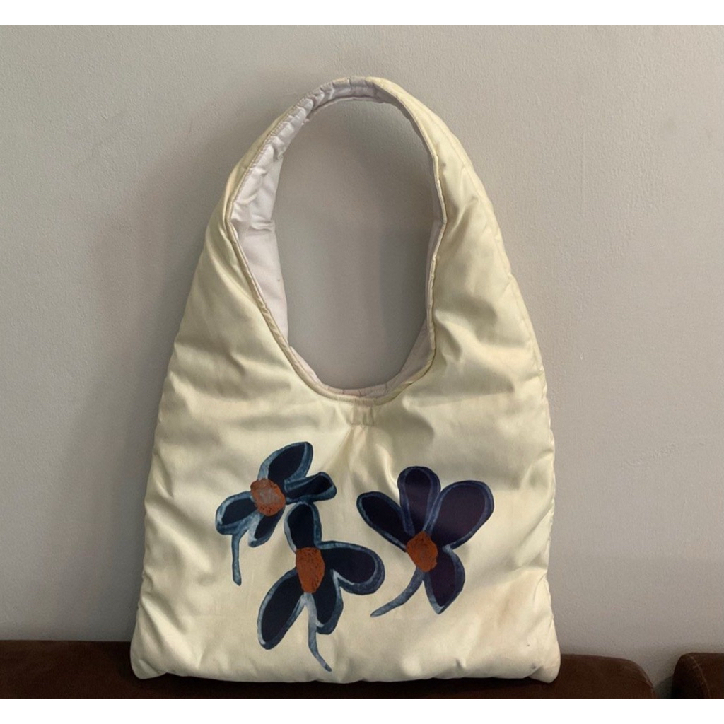 Drunk Dad In The Lobby Blue Poppies Bag Large