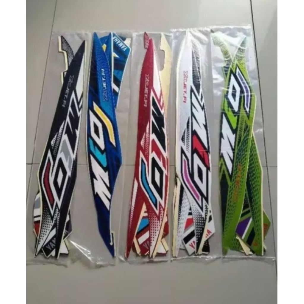 Lis striker striping motor Yamaha Mio J Original standar Pabrikan 2012