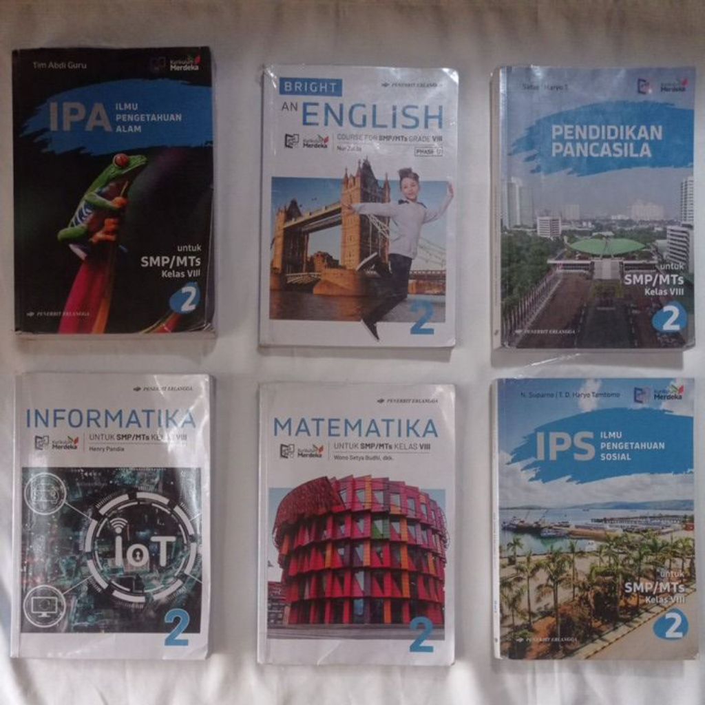 Preloved Buku SMP KELAS 8 ERLANGGA IPA IPS