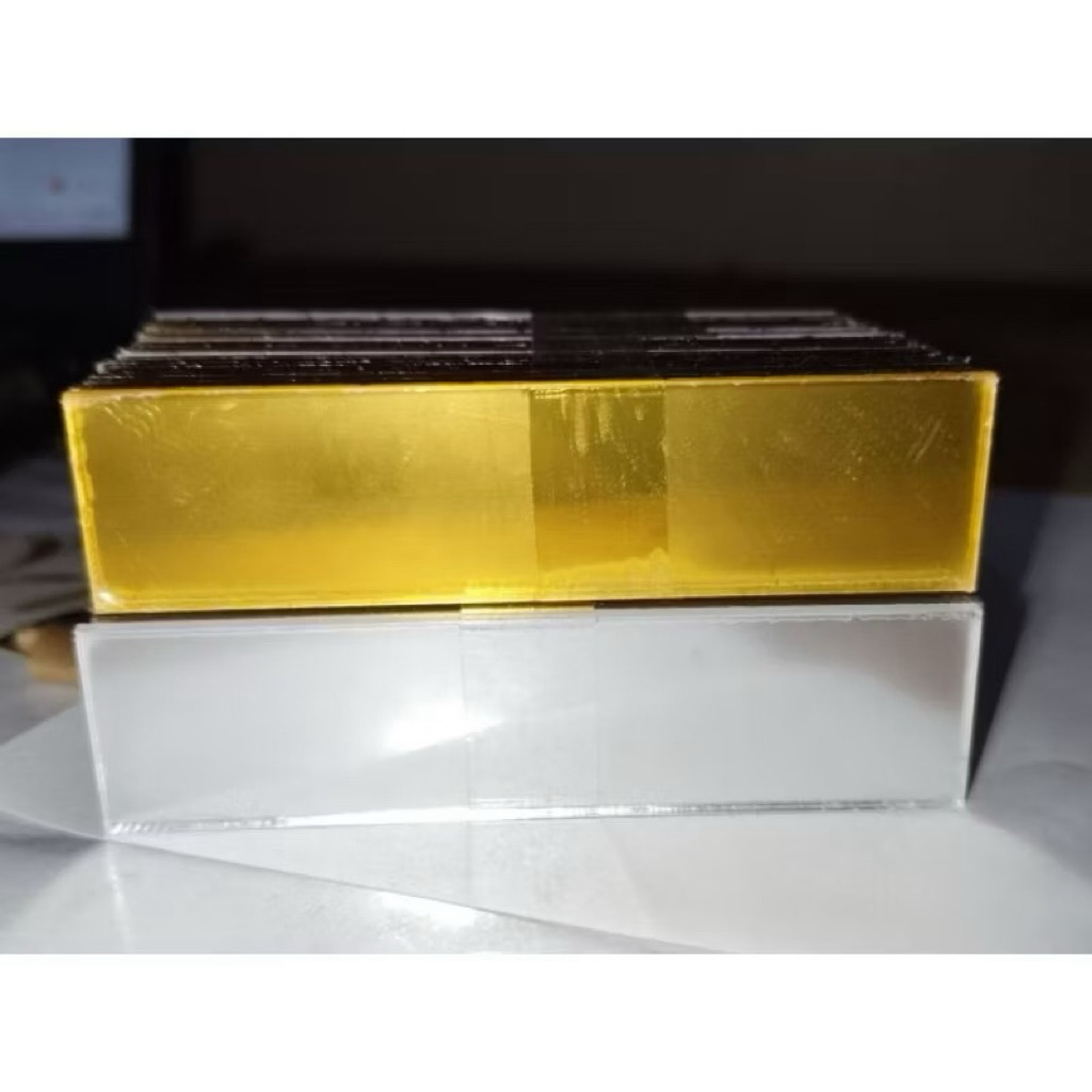 

Bahan Papan Nama Dada Akrilik Acrylic Mirror Name Tag 8cm x 2cm Tebal 2mm Mirror Gold Silver Glitter Satuan
