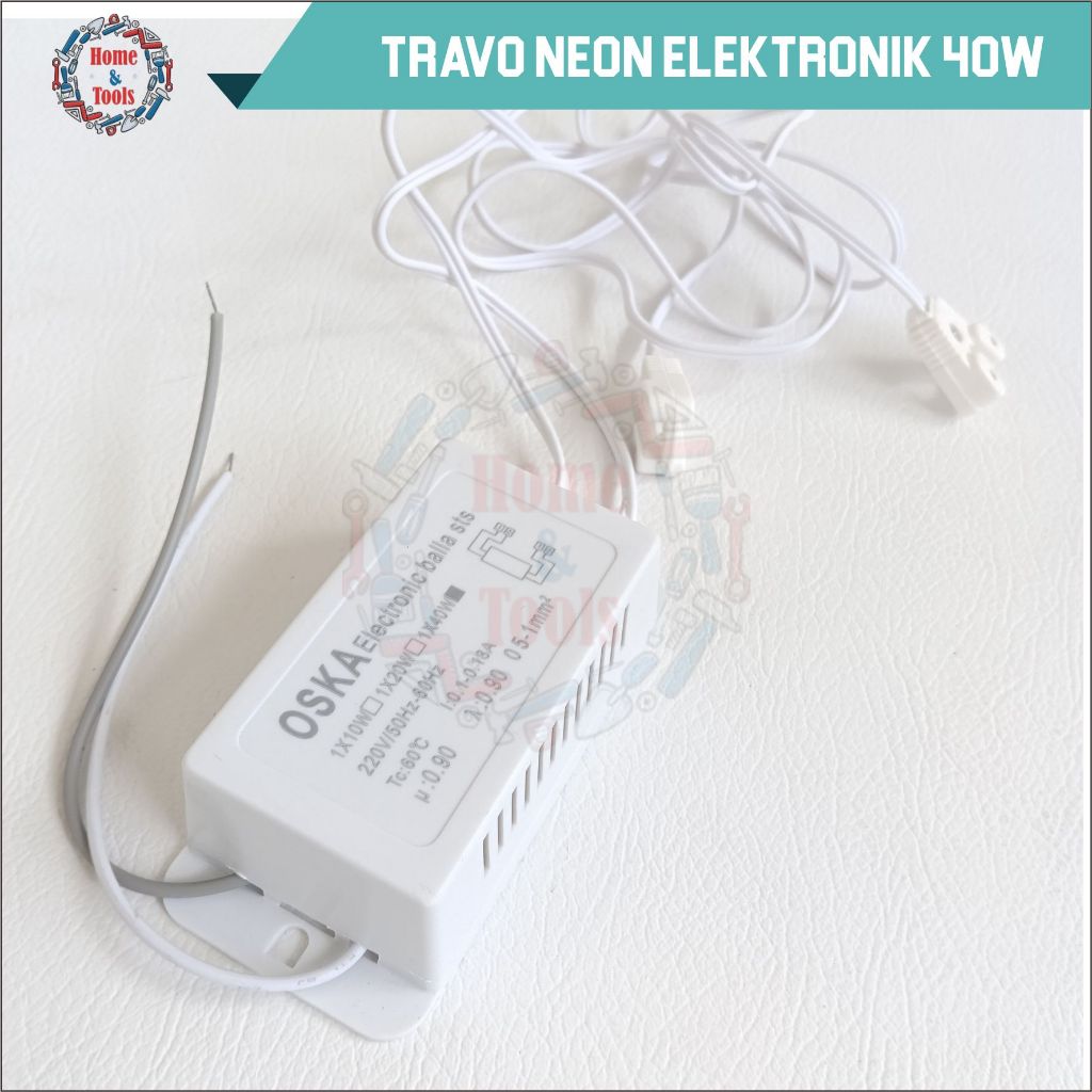 TRAVO NEON ELEKTRONIK 40W/BALLAST ELEKTRONIK 40W/TRAFO LAMPU TL ELEKTRONIK/INVERTER LAMPU NEON 40W