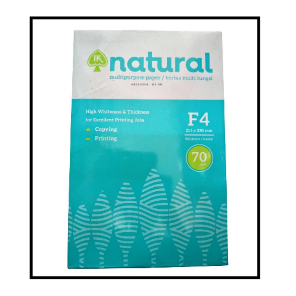 

KERTAS NATURAL F4