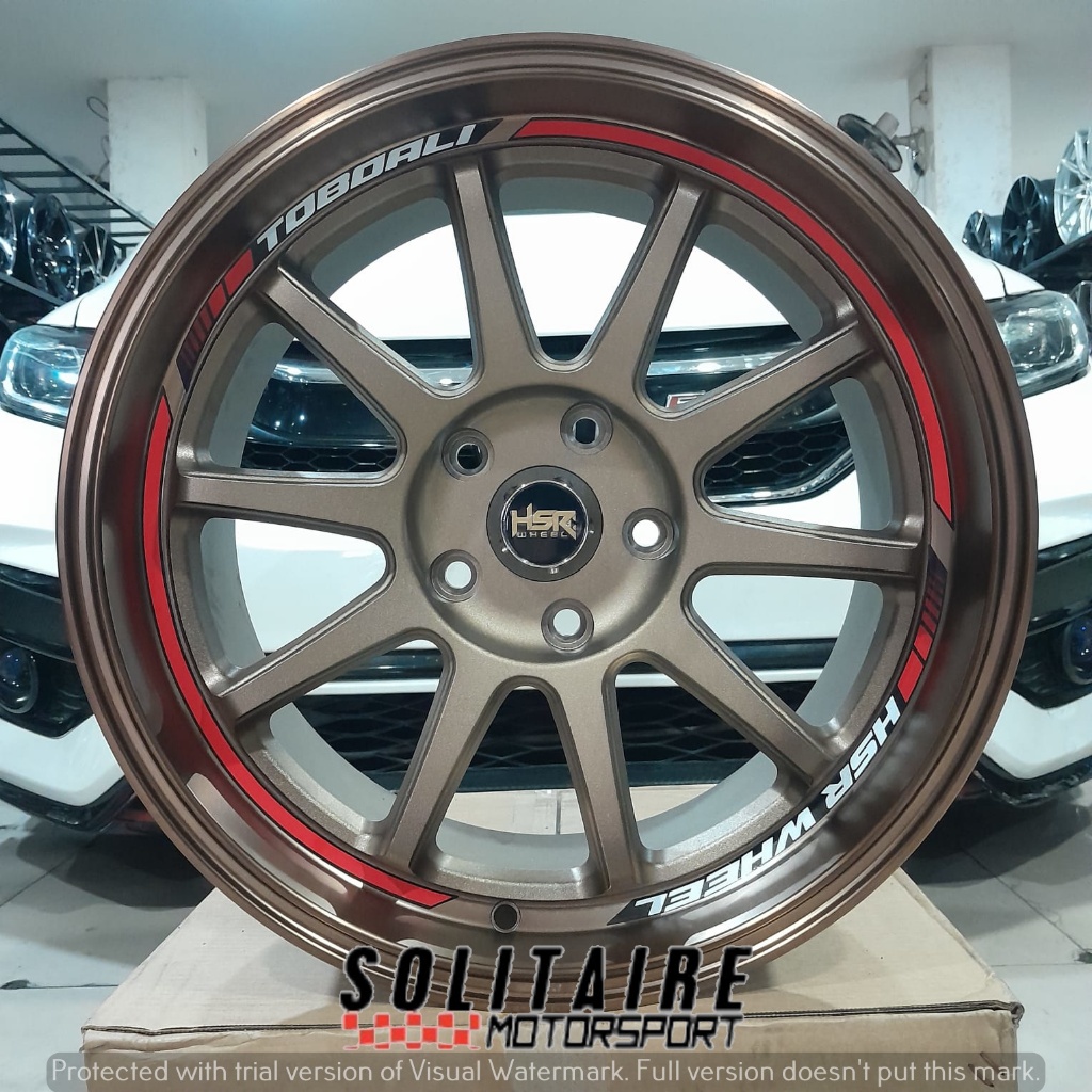 VELG CELONG HSR TOBOALI RING 17 H5X114,3 untuk ZENIX CIVIC CAMRY QUTLANDER LEXUS VELG HSR R17