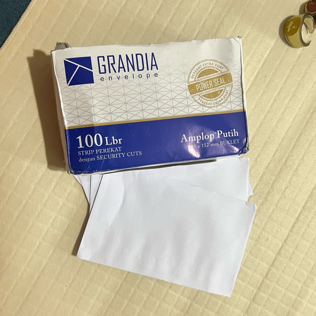 

Amplop Putih Grandia 95 x 152 mm