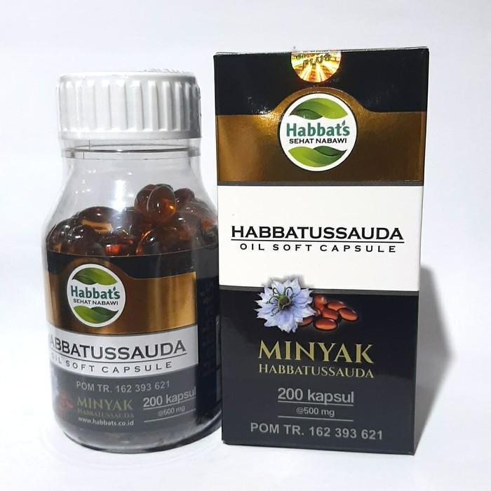 HABBATUSSAUDA OIL SOFT CAPSULE 200kapsul promil extra minyak kapsul jinten hitam obat herbal tradisi
