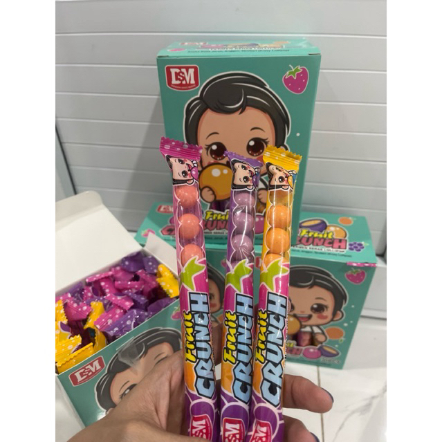 

DSM FRUIT CRUNCH LOLLIPOP ( isi 30 pcs )
