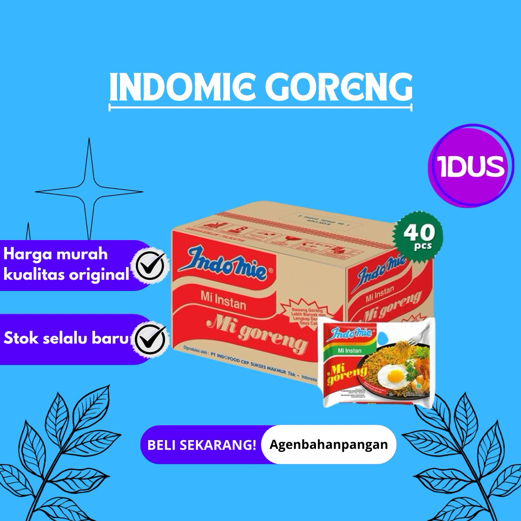 

indomie goreng 1dus isi 40 (terbaru dari pabrik,exp jauh)