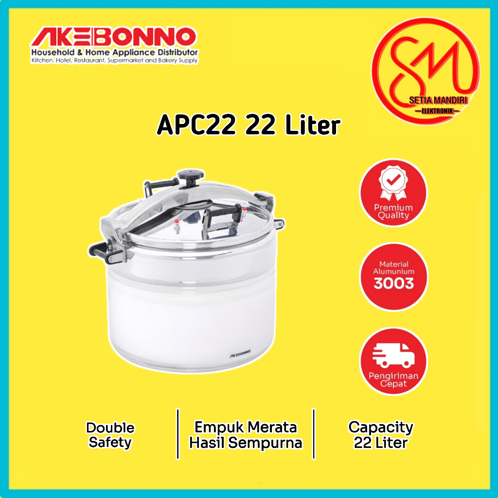 AKEBONNO Pressure Cooker Alu 3003 / Alat Presto dan Memasak