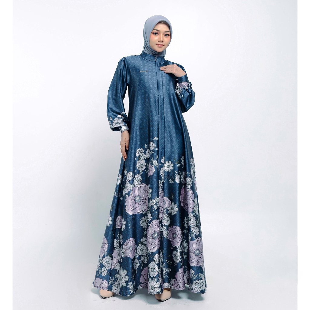 KALUNA edera (gamis armany silk premium motif elegant)