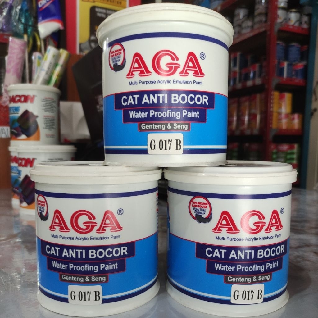 AGA Cat Waterproofing , Genteng/seng 800g - Cat Anti Bocor Water Based