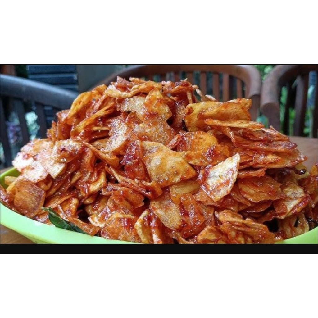 

keripik kentang pedas manis