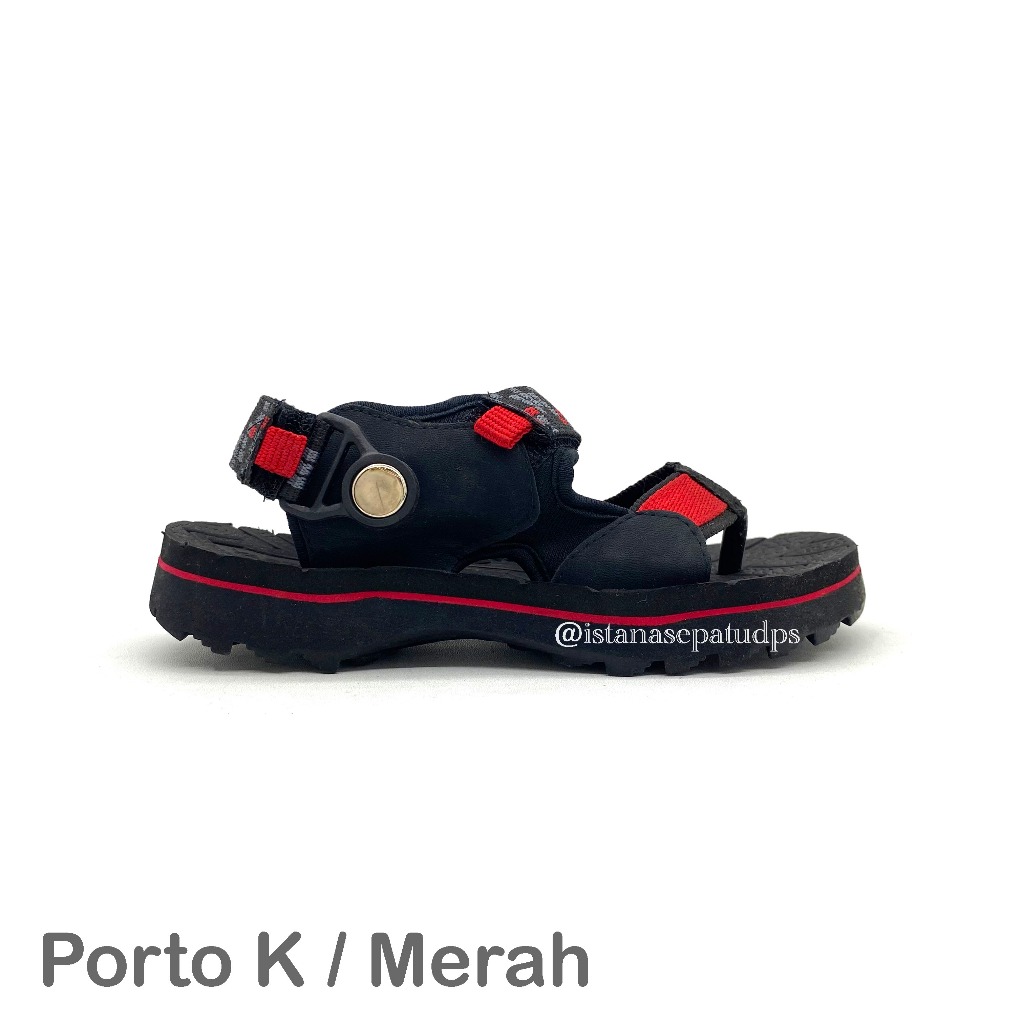 Sandal Gunung Anak Size 30-33, Yastako Porto K, Merah & Biru