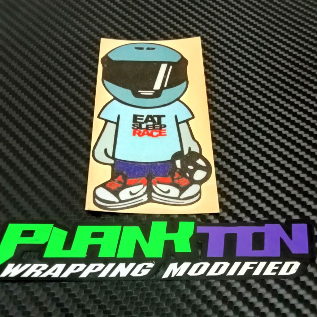 

stiker print cut uv anime drag