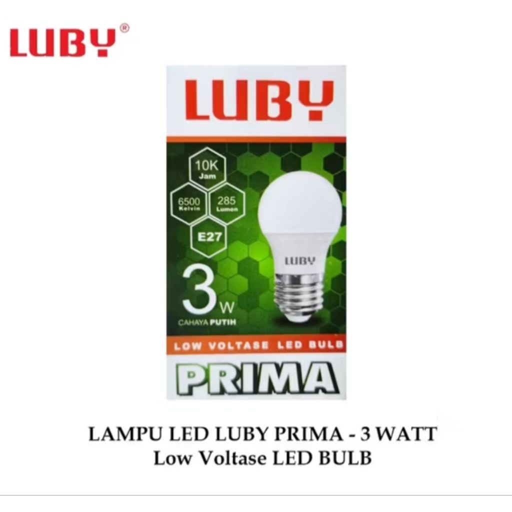 Lampu Led Luby Prima 3Watt