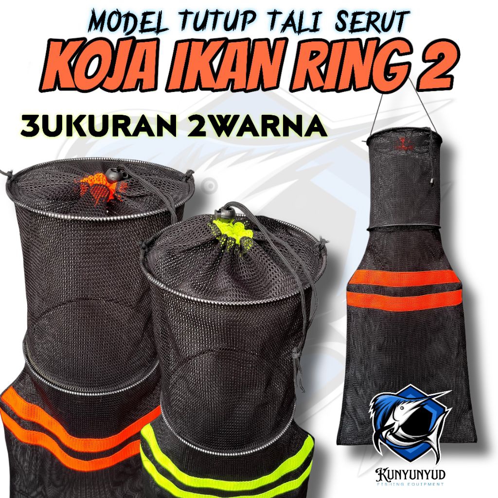 Koja Ring 2 - Jaring Ikan - Keramba - Koja Ikan - Wadah Ikan - Tempat Ikan - Koja Ikan Pancing Kuat