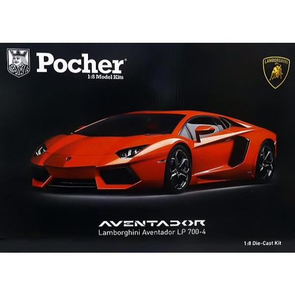 Pocher 1:8 Lamborghini Aventador LP700-4 (Arancio Argos / Orange)