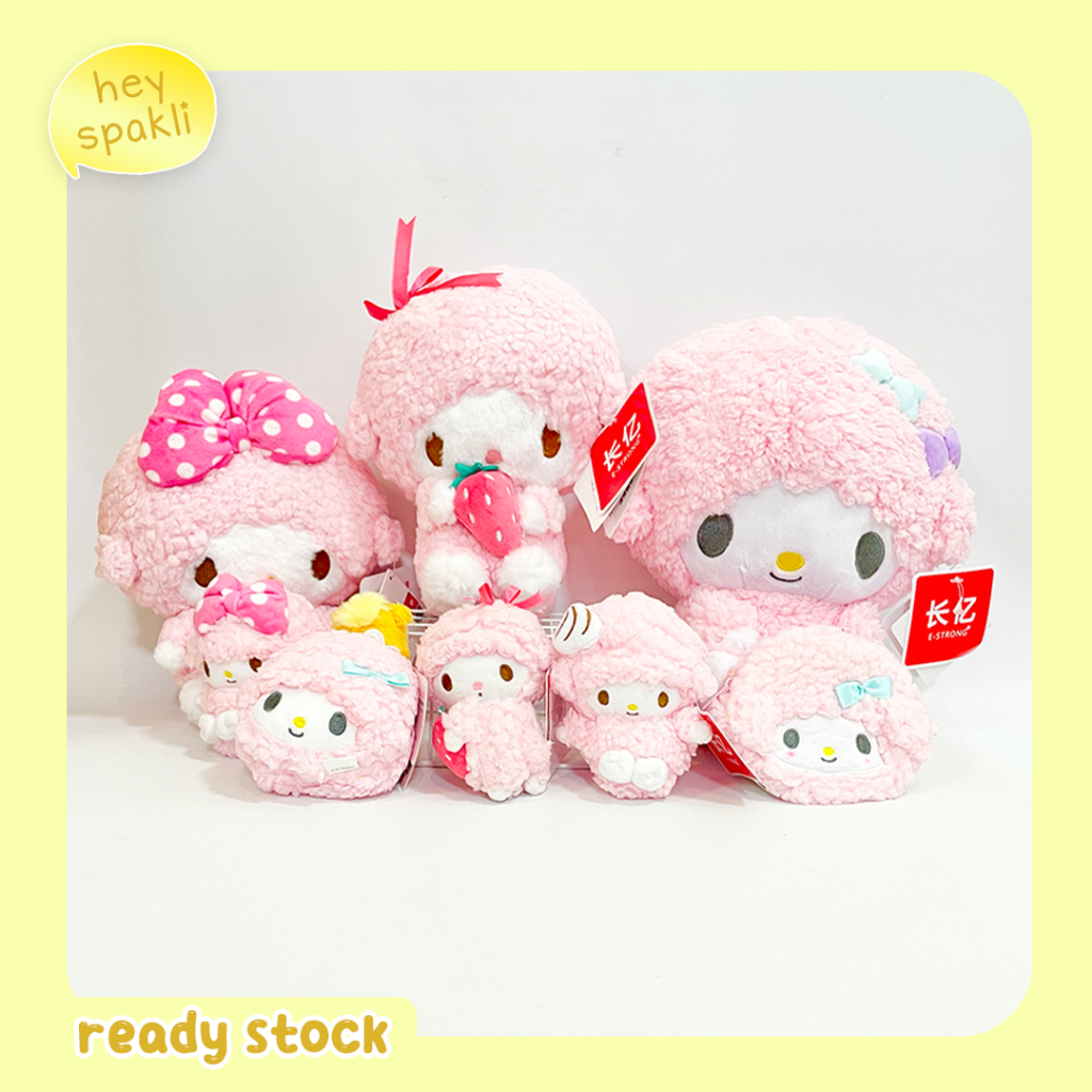 gantungan kunci / dompet koin - sanrio my sweet piano karakter kartun boneka plush keychains - SL002