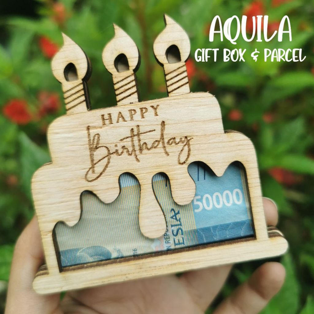

AQUILA Gift money holder birthday gift hadiah ulang tahun custom