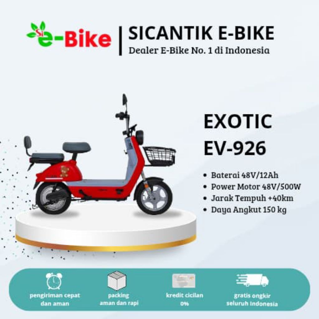 SEPEDAH LISTRIK EXOTIC EV 926 by SiCantik E-Bike
