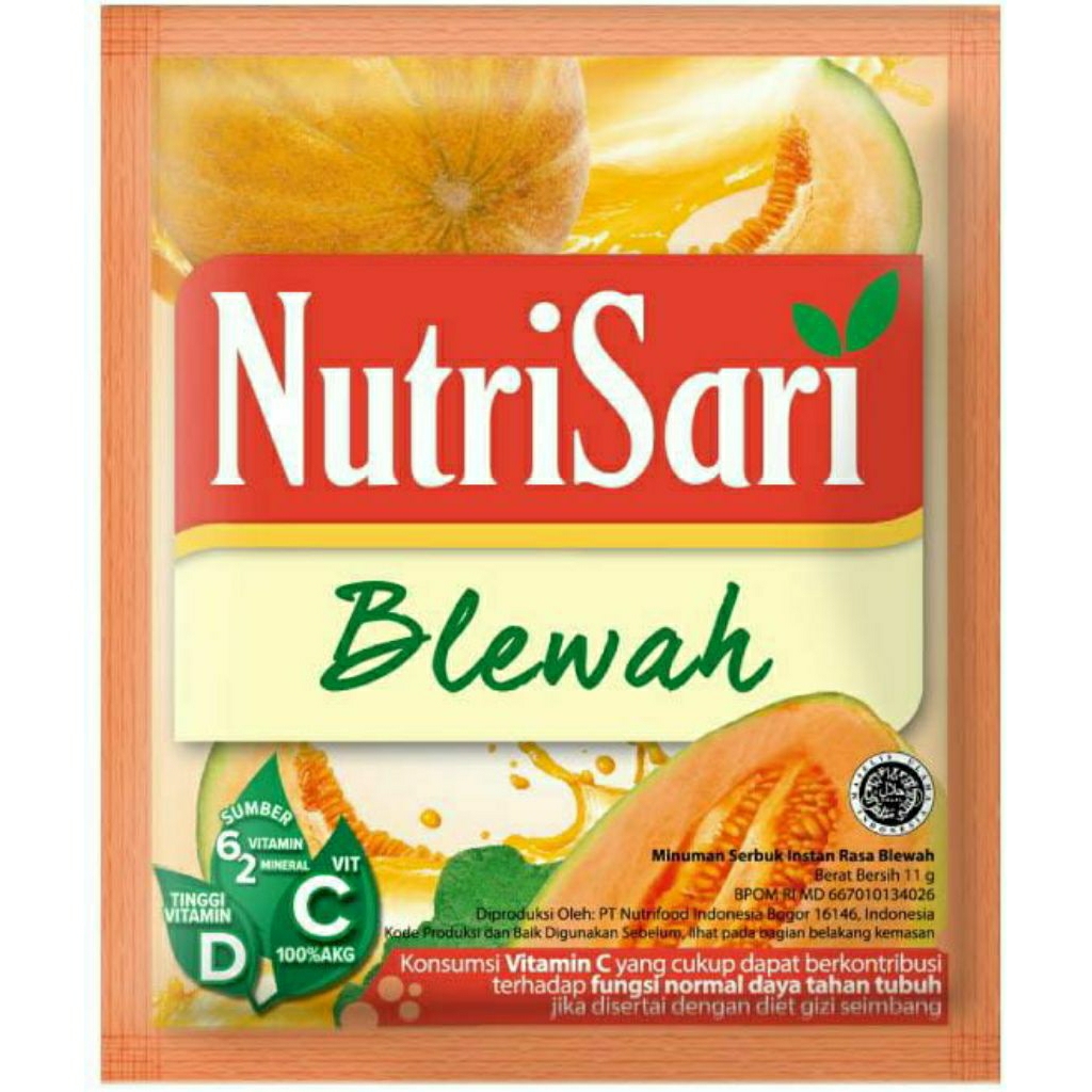 

✅LANGSUNG DIKIRIM,,,1sachet Nutrisari BLEWAH 11gram