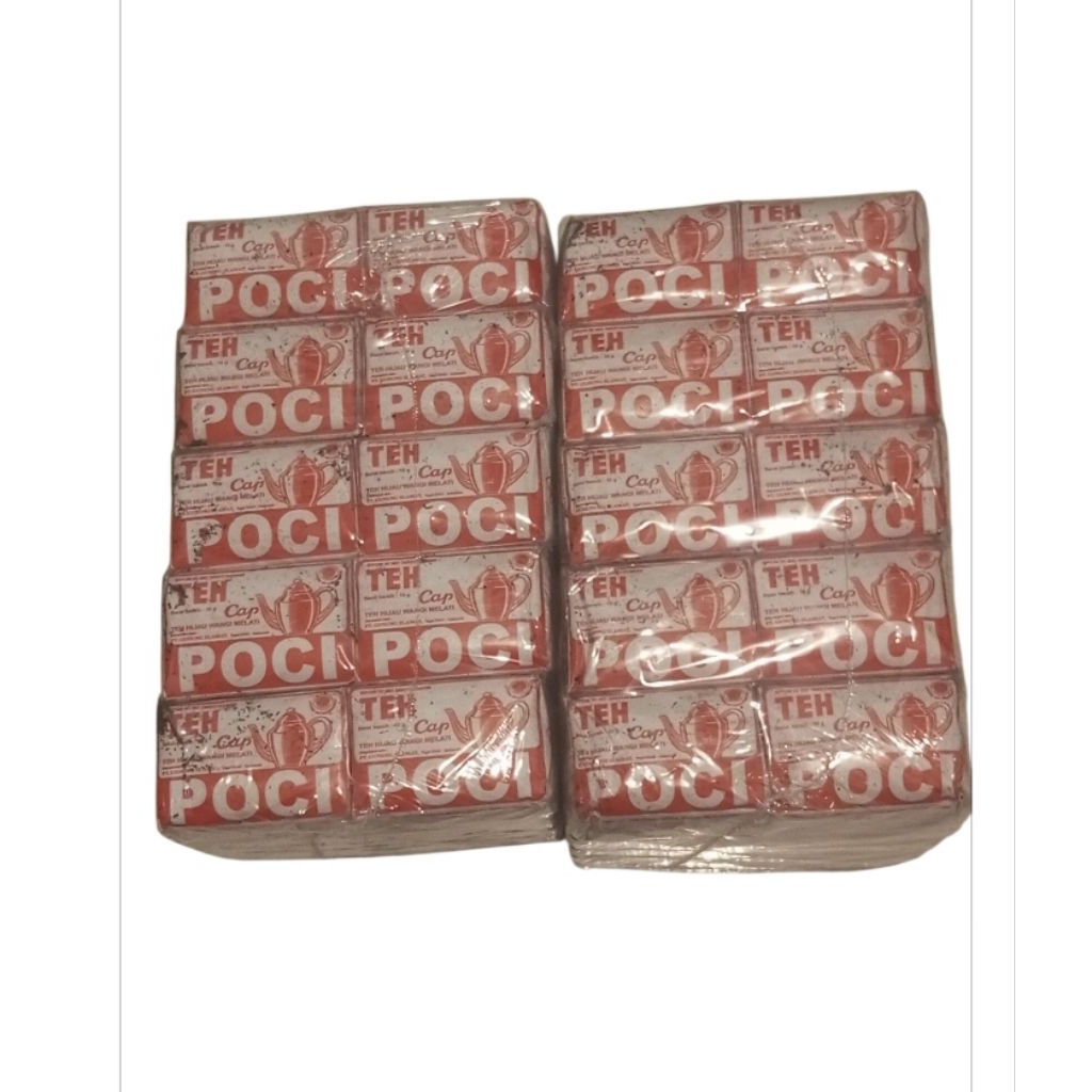

teh tubruk poci merah putih 1 pack isi 50pcs@10gram