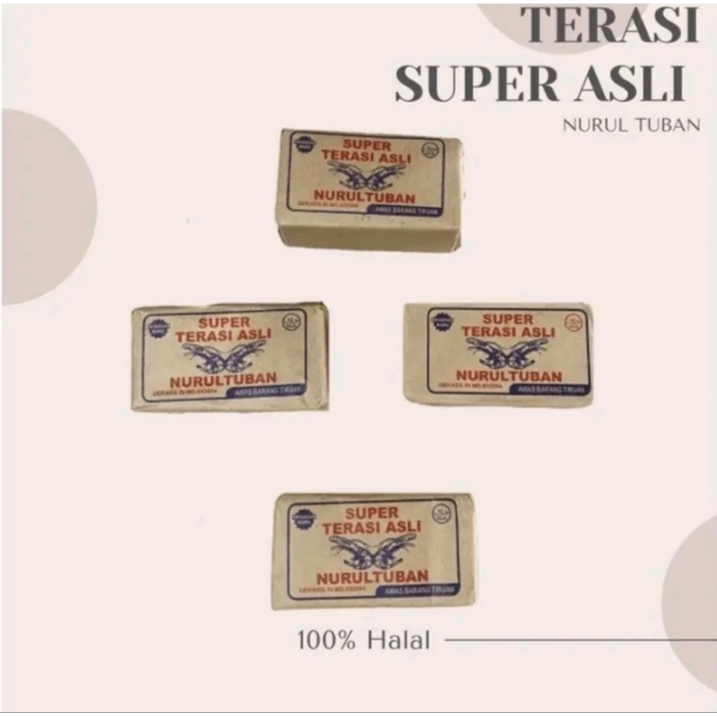 

SUPER TERASI ASLI NURUL TUBAN 250 GRAM