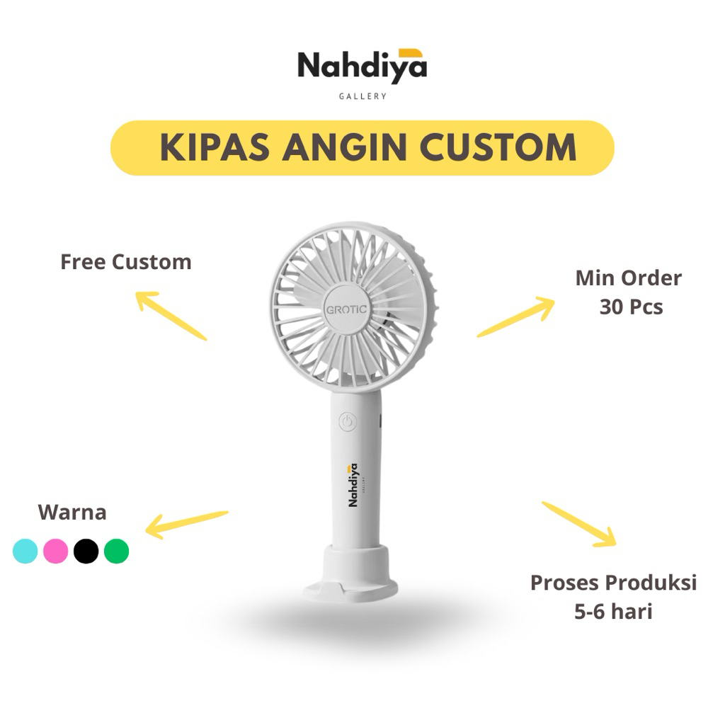 Kipas Angin Grotic Custom Souvenir