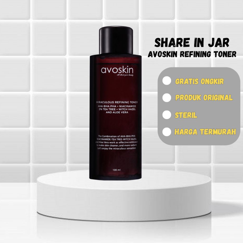 AVOSKIN REFINING TONER | TONER EXFOLIASI